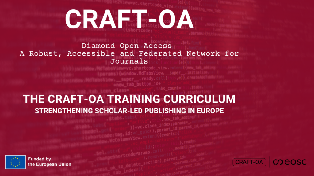 CRAFT-OA Training Curriculum